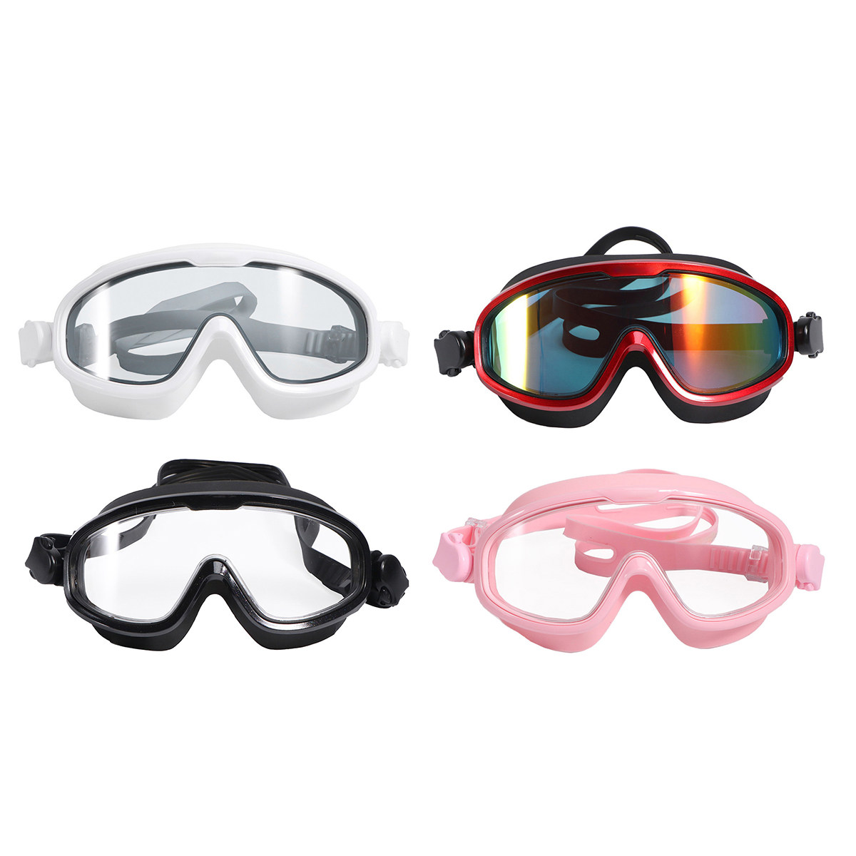 Goggles Swim - Gafas de natación blancas, impermeables, con