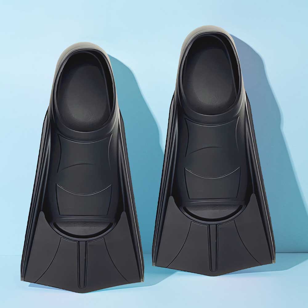 Flippers Swimming - Aletas cortas de silicona para natación,