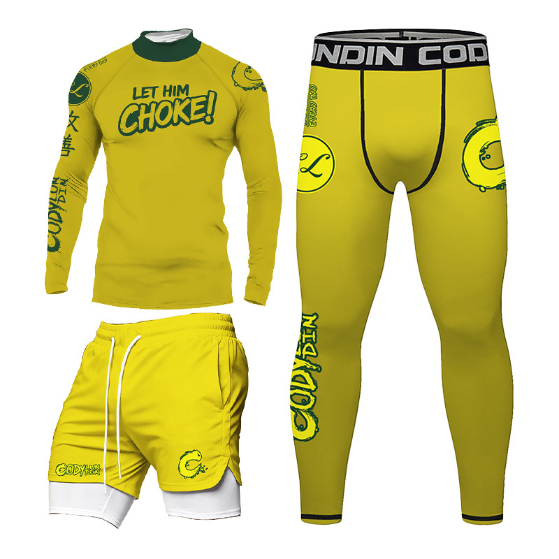 Rash Guard - Conjunto de Rashguard para Hombre BJJ