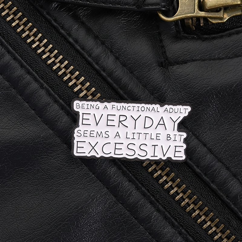 Life Jacket - Broche de esmalte con un meme