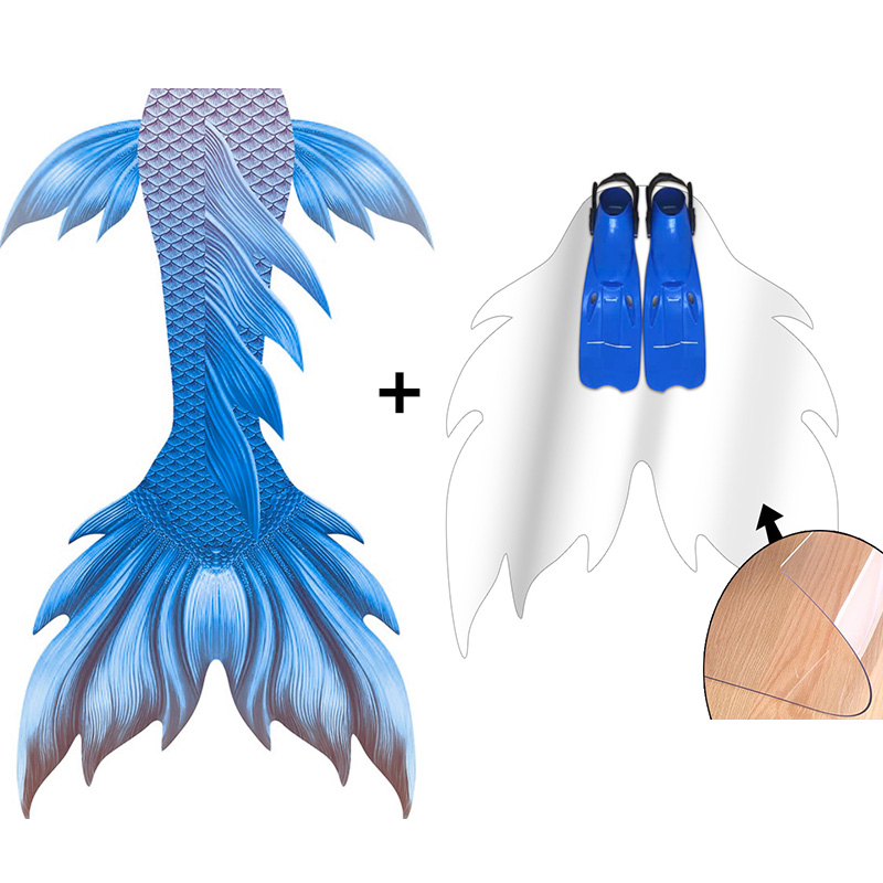 Nuevo diseño de sirena de cola - Flippers Swimming reseña y precio