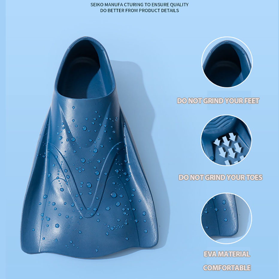 Zapatos cortos de rana para ad - Flippers Swimming reseña y precio