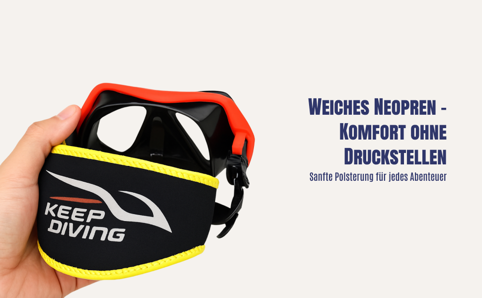 Funda de neopreno para la corr - Diving Mask reseña y precio